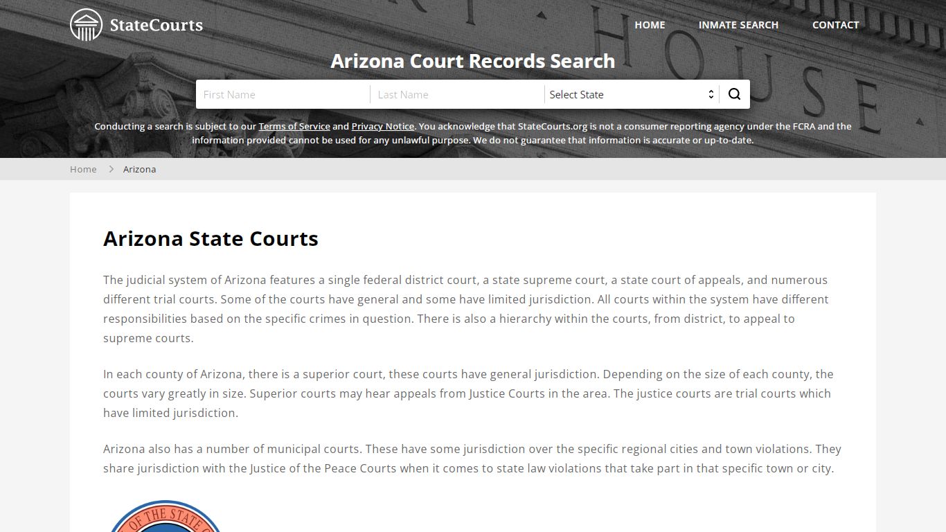 Arizona Court Records - AZ State Courts